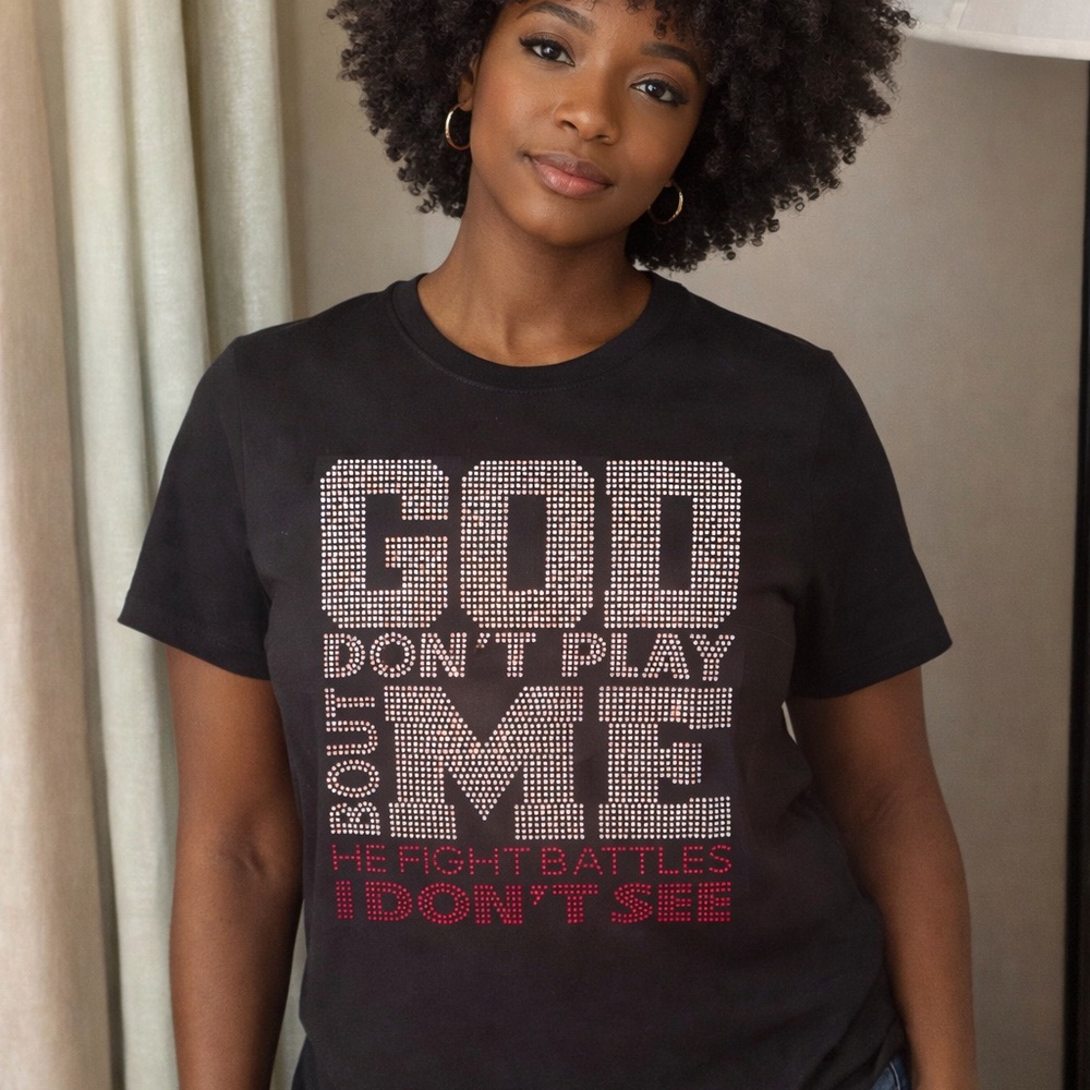 Black Graphic Short Sleeve Tee